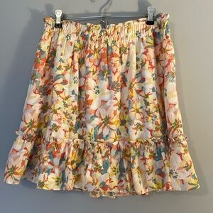 Floral Tiered NWT LC Lauren Conrad Skirt